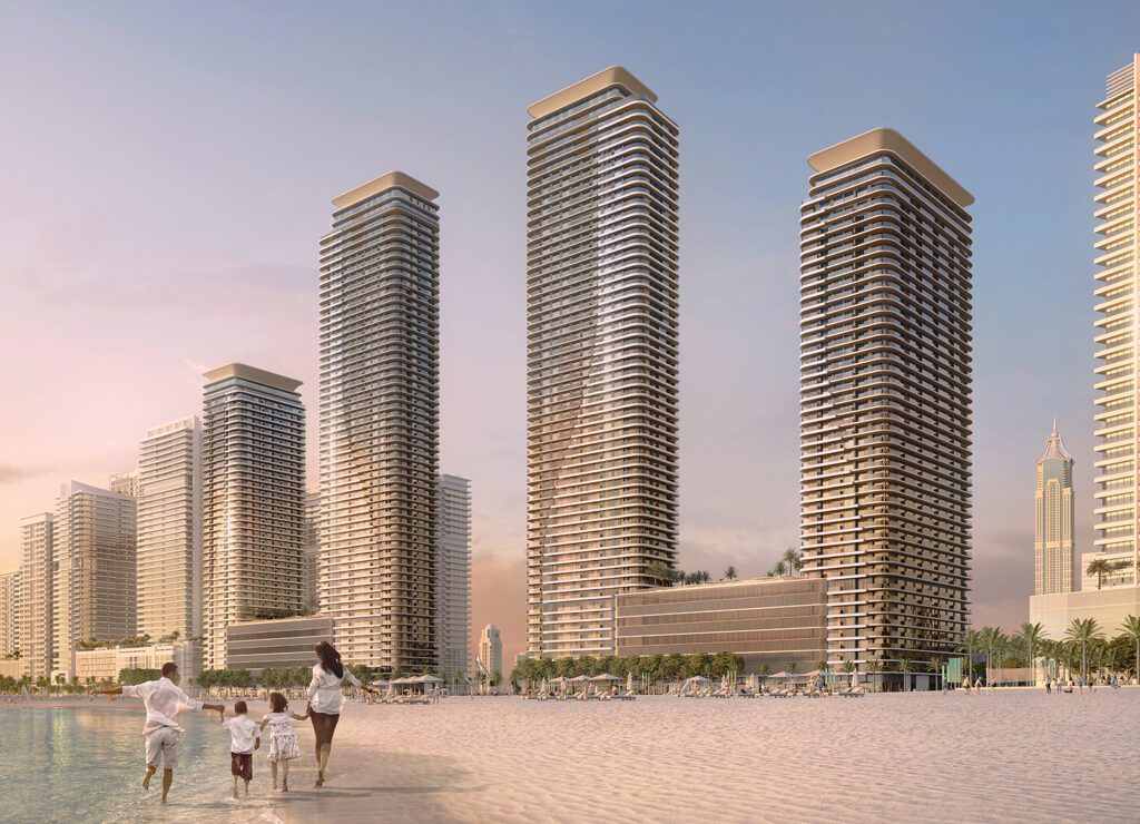 Bayview by Address Resorts infinity pool deck above the Gulf